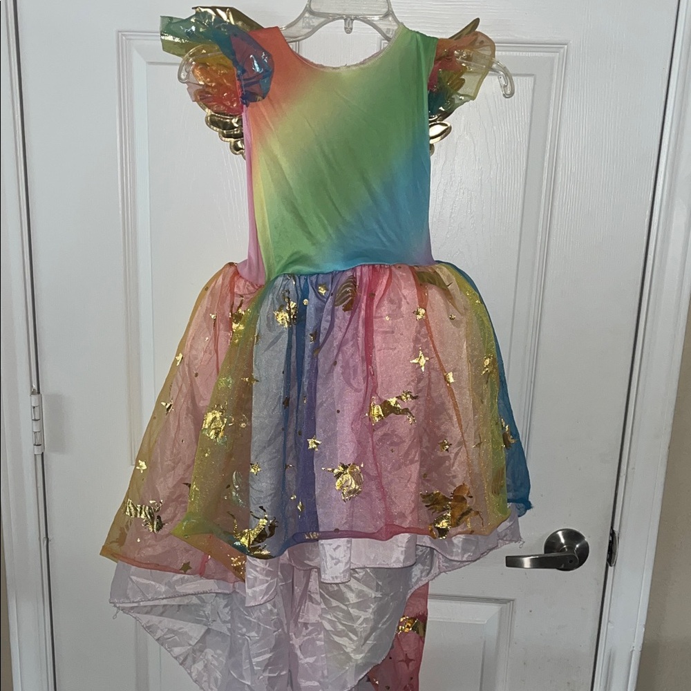 Target Multicolor Kids Dance Costume with Gold Stars